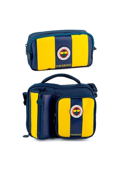 Fenerbahçe Okul Beslenme Çantası Ve Kalem Çantası Seti - Setme25758 Sarı - Lacivert