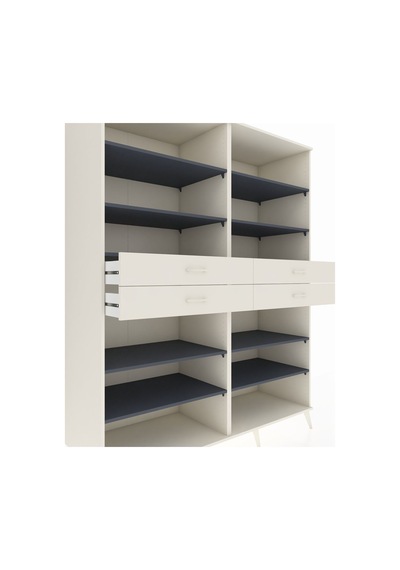 Kronos Gardrop 10 Raflı 4 Çekmeceli 176x59x221 Aytaşı-antrasit/aytaşı Antrasit/aytaşı Kronos Gardrop 10 Raflı 4 Çekmeceli 176x59x221 Aytaşı-antrasit/aytaşı Antrasit/aytaşı