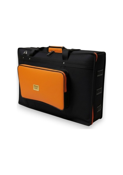 Xdj Rx3 Setup Için Uyumlu Çanta Soft Case Kılıf. Siyah Turuncu.