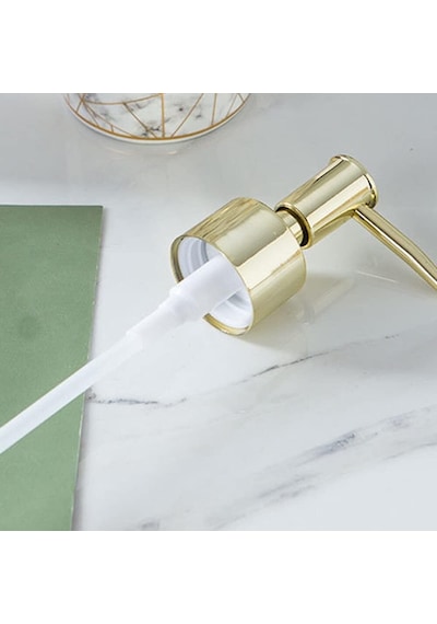 Bosphorus Homi Sıvı Sabunluk Pompası Altın Renkli 12x2x2cm Çok Renkli