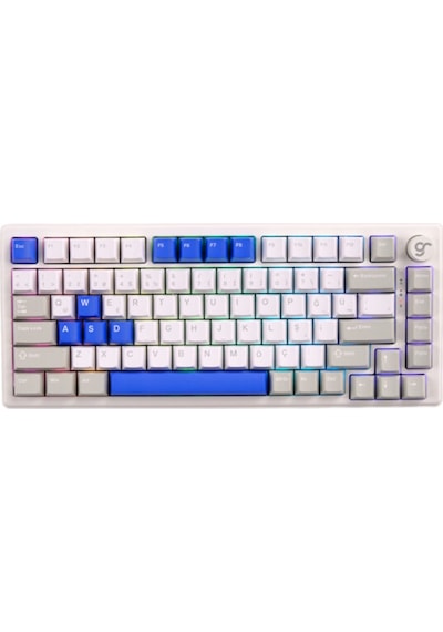 Cherry Double Shot Pbt Full Set Mavi Türkçe Keycap Set