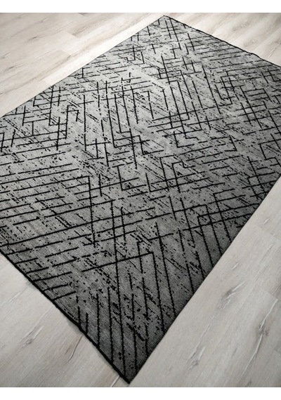 Eko Halı Tribal Trb02 Silver Akrilik Ince Kilim Halı 160X230 Cm