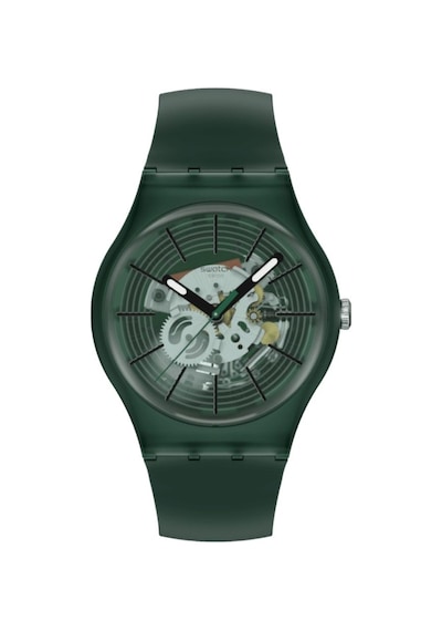 So29g111 Swatch Revealed İn The Forest Unisex Kol Saati So29g111 Siyah
