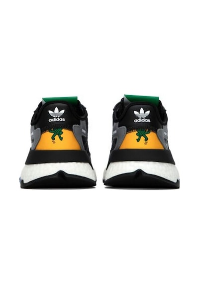 Adidas Nite Jogger Siyah Beyaz Sarı Erkek Sneaker Ayakkabı Nite-1 Siyah - Sarı