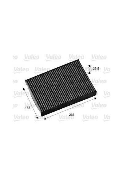Valeo 715673 Polen Filtresi Peugeot P508 1.6vti-1.6hdi-2.0hdi-2.2hdi 2011 Karbonlu 6479.k9-9671653780