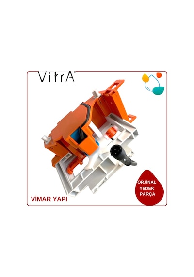 437213yp Servo Motor Seti 8cm New Mekanik Köprü Turuncu