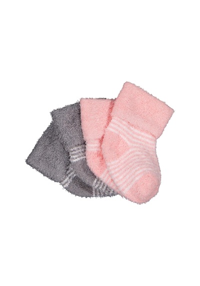 Civil Baby Yumoş İp Kıvrık 6- 2'li Bebek Kız Çorap Set - Standart