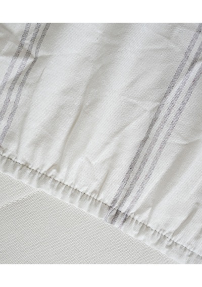 Cotton Collection Tek Kişilik Çizgili Çarşaf Seti Seroya Renkli