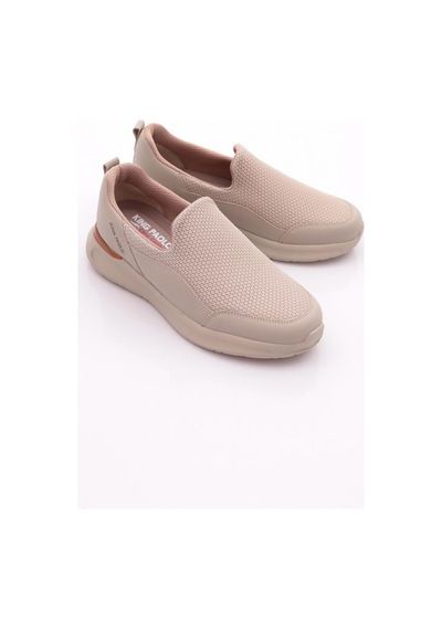 King Paolo H1255 Erkek Walk Slip Krakers Spor Ayakkabı Bej