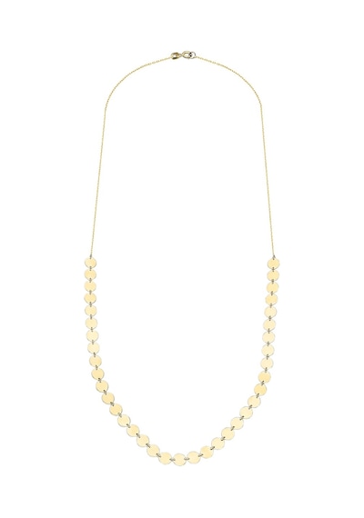 Glorria Glorria Altın 50Cm Pullu Kolye