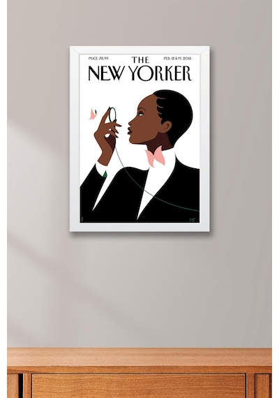 The New Yorker Çerçeveli Tablo February 12 2018