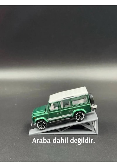 1:64 Ölçek Gri Araba Rampası