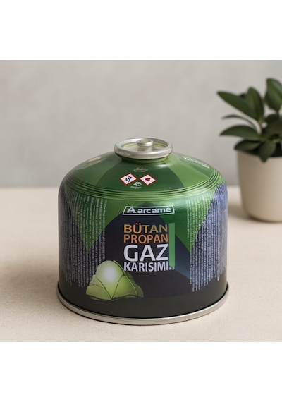 Küçük Tombul Butan-propan Gaz Kartuşu 230 G Çok Renkli