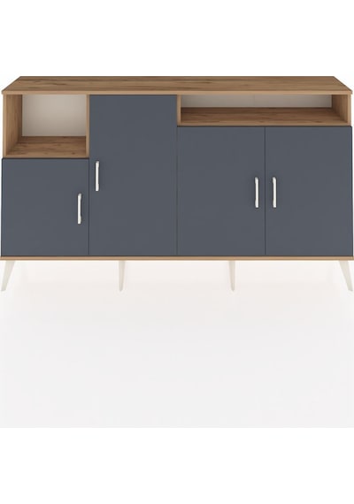 Arges Konsol 5 Raflı 4 Kapaklı 176x30x99 Çam-antrasit/çam Antrasıt/atlas Çam - Atlas Çam Arges Konsol 5 Raflı 4 Kapaklı 176x30x99 Çam-antrasit/çam Antrasıt/atlas Çam - Atlas Çam