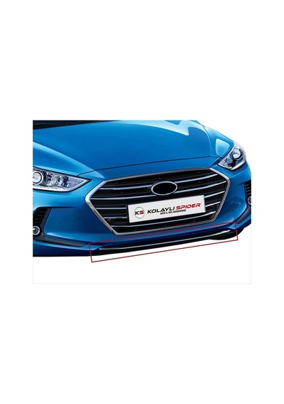 Hyundai Elantra 6 Ön Tampon Çıtası  Krom 2016-2019