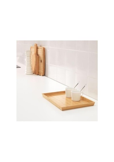 Bambu Kare Tepsi 25x33 Cm Sunum Tepsi 15cm