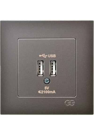 Mocha 2 Usb Çıkışlı 5v Şarj Prizi İle Modern Elektrik Çözümü