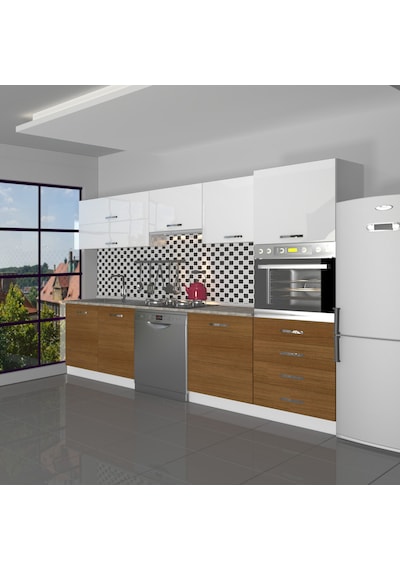 Decoraktiv Elite 280yq Ankastre Boy Dolaplı Mdf Hazır Mutfak Dolabı - Tezgah Dahil - Ceviz - Beyaz Beyaz - Ceviz Decoraktiv Elite 280yq Ankastre Boy Dolaplı Mdf Hazır Mutfak Dolabı - Tezgah Dahil - Ceviz - Beyaz Beyaz - Ceviz