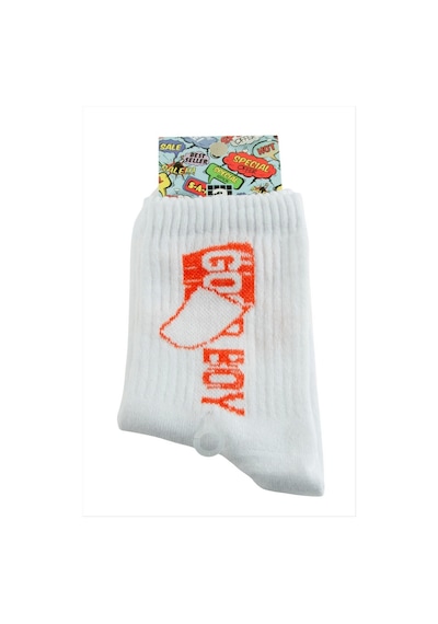Godboy Kolej Çorap 8 28 - Beyaz N145