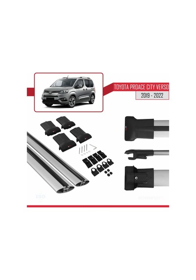 Toyota Proace City Verso 2019-2022 Arası İle Uyumlu Fly Model Ara
