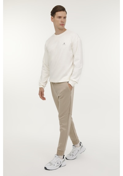 Lumberjack M-sn75 Bsc C Neck Sw 3fx Ekru Erkek Sweatshirt 000000000101349761 Ekru
