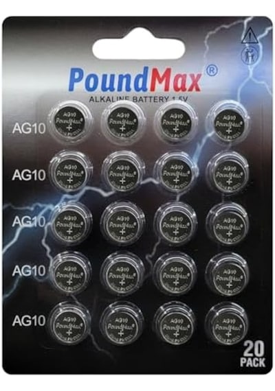 20 X Ag10 Düğme Hücresi Lr1130 1,5v, Alkalin Pil