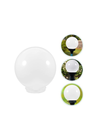 25'lik Karpuz Lamba, Birinci Kalite Pvc Glop, Bahçe Aplikleri Yedek Parçası, 25 Cm Çapında Pvc Küre Beyaz