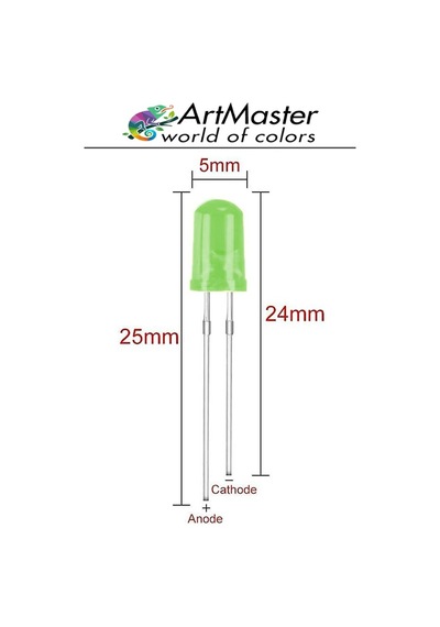 Mantar Led Lamba Diyot 30 Lu 1 Paket Karışık Renkli 4.8 Mm Led Lamba Mini Mantar Elektronik Aydınlatma Ampulü