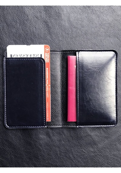 Vip Gift Voyager Pasaport Kılıfı Minimalist Vegan Suni Deri Pasaportluk Pa Çok Renkli