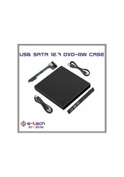 S-Tech Usb Sata 12.7 Dvd-Rw Case N11.2134 S-Tech Usb Sata 12.7 Dvd-Rw Case N11.2134