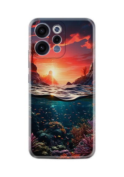 Oppo Reno 15 / 15f 5g Kılıf Boutique Baskılı Resimli Okyanus Pcode -067