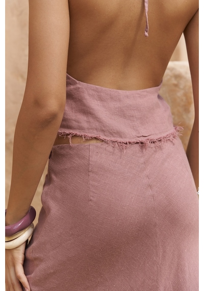 Mai Collection Mai Studios Co. Malmvira Açık Bordo Keten Crop Etek Takım Acık Bordo Mai Collection Mai Studios Co. Malmvira Açık Bordo Keten Crop Etek Takım Acık Bordo