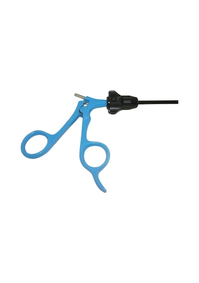 Barışhan Medikal Laparoskopik Reusable Delik Yuvası Pense 5 x 330 MM 22 MM Çene Mavi