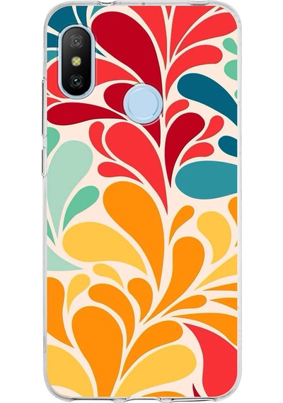 Xiaomi Mi A2 Lite İle Uyumlu Retro Color 5 Kamera Korumalı Şeffaf Kılıf Şeffaf