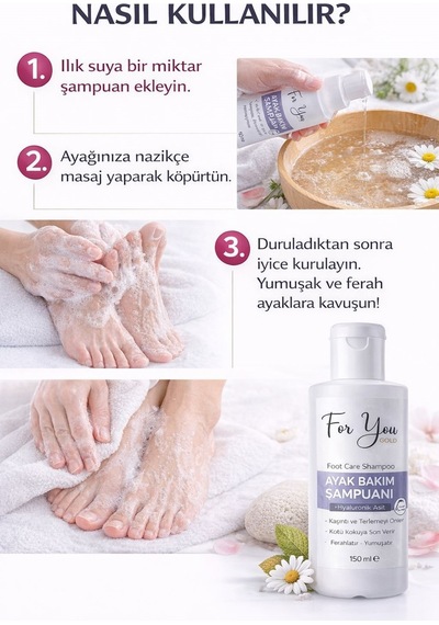 Ayak, El,tırnak Bakımı, Ayak Bakım Şampuanı 150 Ml