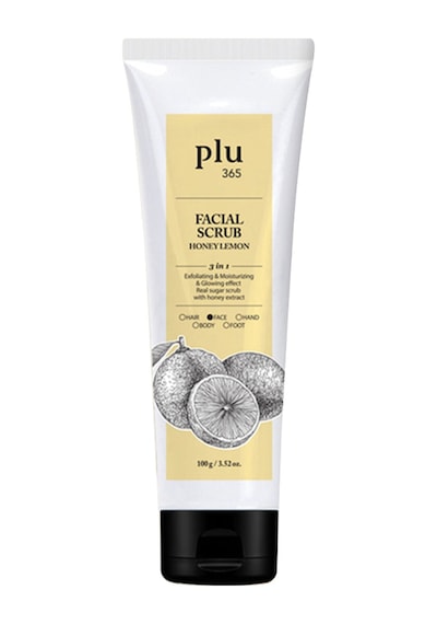 Plu365 Facial Scrub Honey Lemon 100gr - Ballı Ve Limonlu Yüz Peelingi