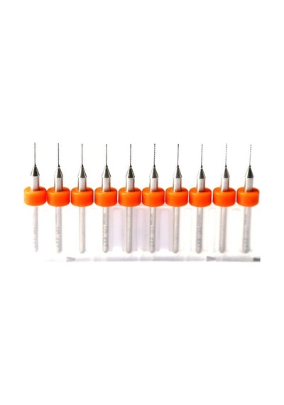 Schulzz 10 Parça 0.10 Mm Matkap Ucu Karbür Delme Mikro