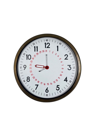 Eskitme Takvimli 52 X 52 Cm Metal Duvar Saati Diğer