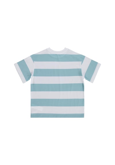 Civil Boys Basic Çizgili 10-13 Yaş Tişört - Mavi