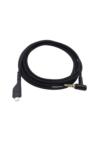F Fityle 3.5mm Pc Değiştirme Ses Kablosu Arctis 3,5,7, Arctis Pro Oyun Kulaklık Kablosu