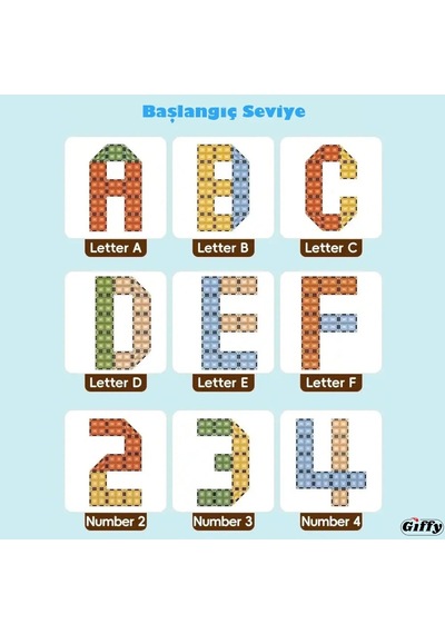 Giffy/manyetik Oyuncak Manyetik Blok Seti Stem Oyuncak 60 Parça -magic Magnetic Blocks