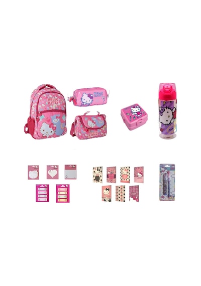 Hello Kitty Muhteşem Okul Seti 19 Parça Çok Renkli
