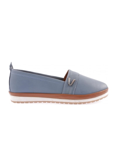 Dgn 805-d-22y Kadin Düz Yan V Toka Comfort Ayakkabi 805-D-2135-R7908 Kot
