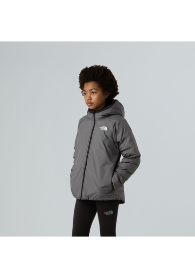 The North Face Perrıto Kapşonlu İki Tafaflı Kız Çocuk Ceketi Nf0a88uewoo1 Siyah