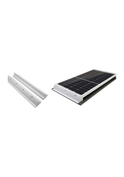 Abs Plastik Güneş Paneli Braketi 680mm Beyaz
