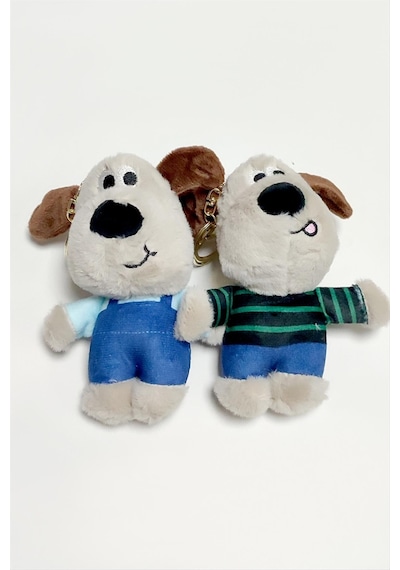Köpek Peluş Anahtarlık-renkli N145