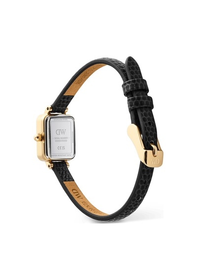 Daniel Wellington Quadro Mini Black Lizard Conwy Gold Dw00600957 Kadın Kol Saati Altın