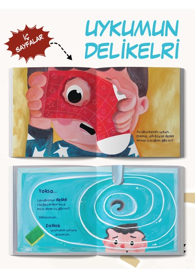 Uykumun Delikleri - Deliksiz Uyku Üzerine Çocuk Hikaye Kitabı, Re