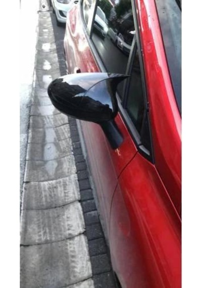 Sts Oto Aksesuar Renault Clio 5 2019 Sonrası Batman Yarasa Ayna Kapağı Piano Black Abs Plastik (02)