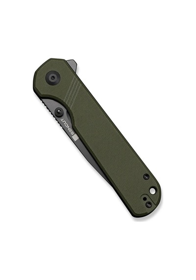 Sencut Aetheris Flipper & Thumb Stud Knife Od Green G10 Handle Kamp Çakı Yeşil